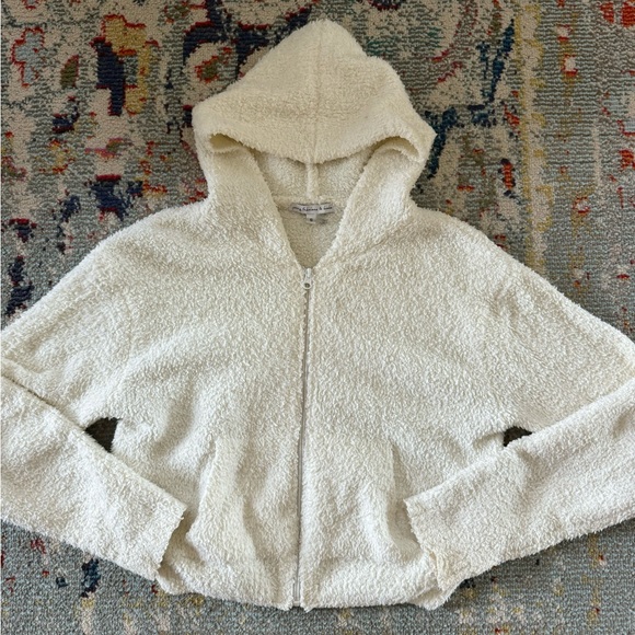 Young Fabulous & Broke Cream Hooded Jacket - Picture 1 of 3